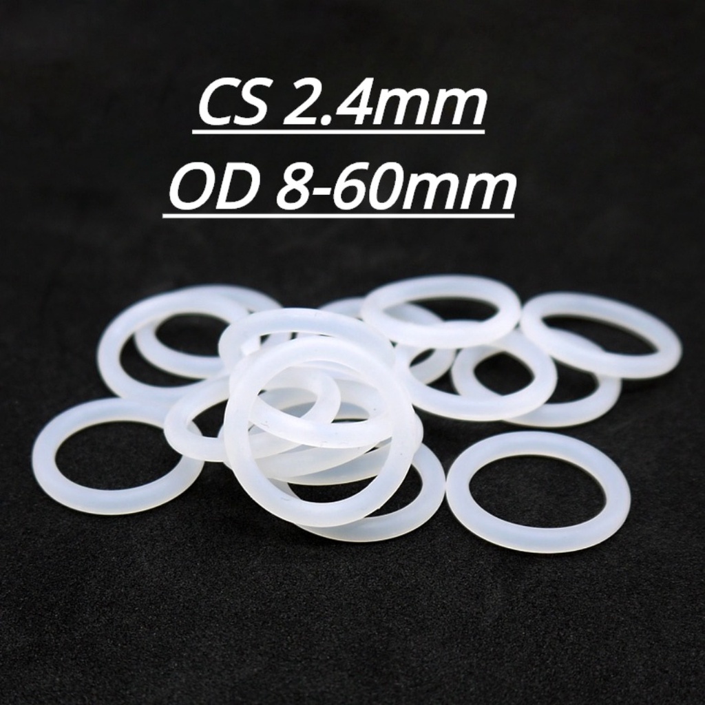 [JC] White ORing Wire Diameter 2.4mm * Outer Diameter 860mm Food