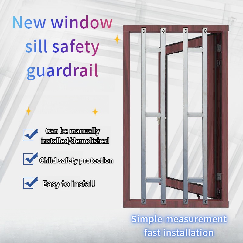 Customization safety bar sliding window Pioneer hidden protective bar ...