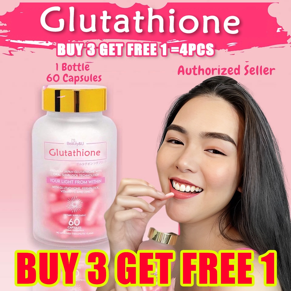 Glutathione Capsule Original with Collagen Whitening & Sunblock for ...