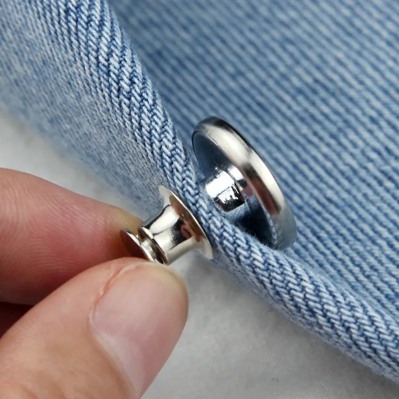 4Pcs Detachable Jeans Pin Button/Snap Fast Pants Pin for Jeans ...