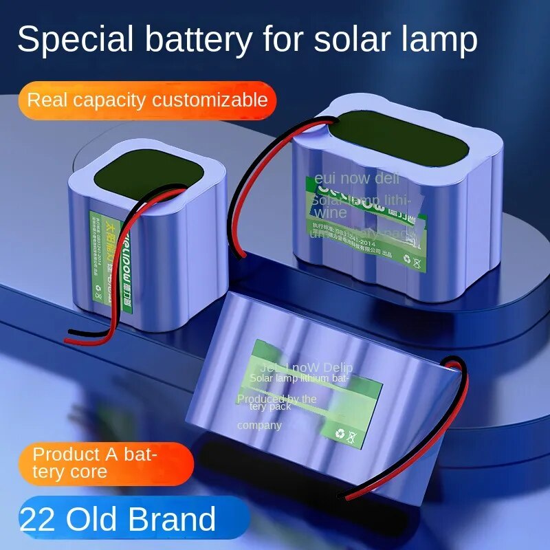 Solar battery pack 3.2V iron phosphate outdoor street light power