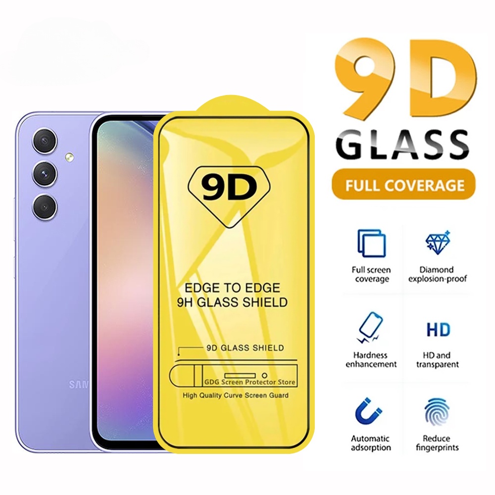 9D Full Cover Tempered Glass For Samsung Galaxy A05 A05S A04e A04S A04 ...