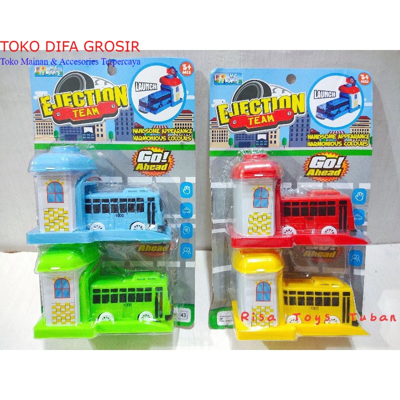 TOMBOL Dt Toys- tayo Garage Toy Car Contains 2 pics, The Garage Button ...