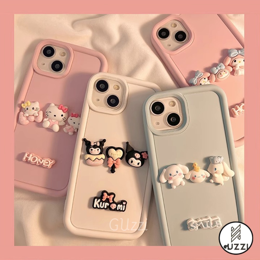 3D Sanrio Kuromi Phone Case for Iphone 11 15 14 12 13 Pro Max 7Plus
