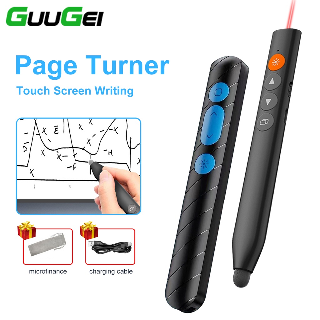 Guugei 2.4Ghz Wireless Presenter Laser Pointer For Computer Laptop PPT ...