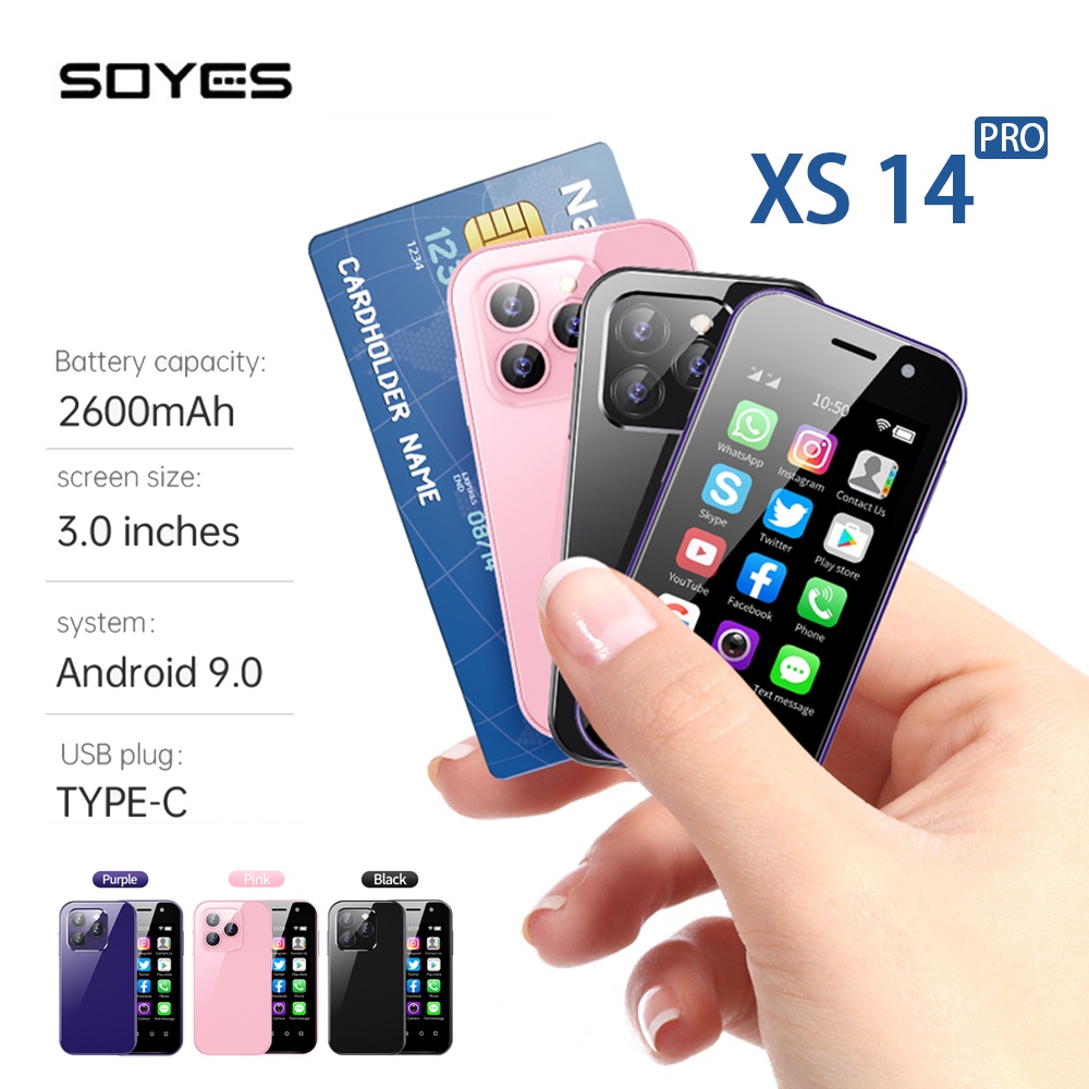 Soyes Xs Pro Mini Smartphone Inch G Lte Quad Core Gb Gb Android Mah Face