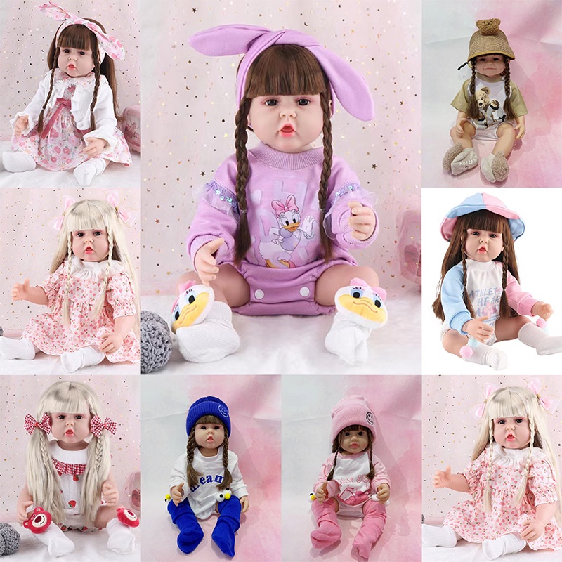 Simulation Baby genuine Rebirth Doll 55CM