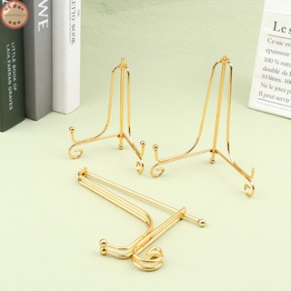 1pc 3/5/7/9inch Fashion Clear Plastic Plate Display Stand Picture Frame  Transparent Easel Holder