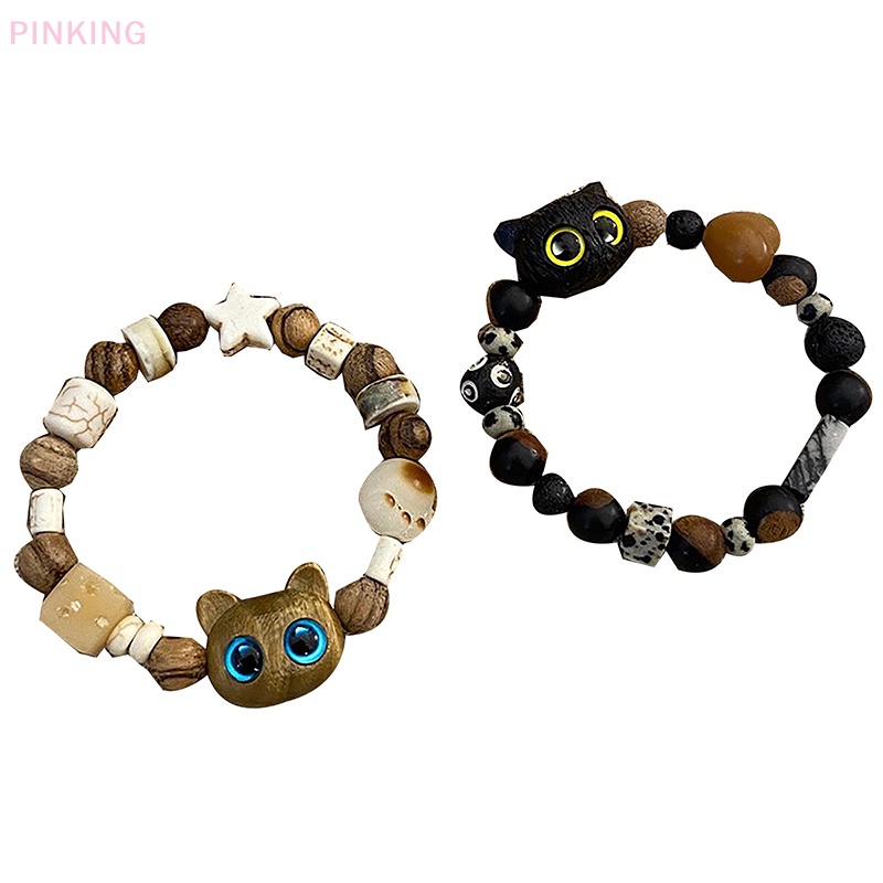 PINKING New Cute Little Black Cat Bracelet For Women Men Fashion Funny