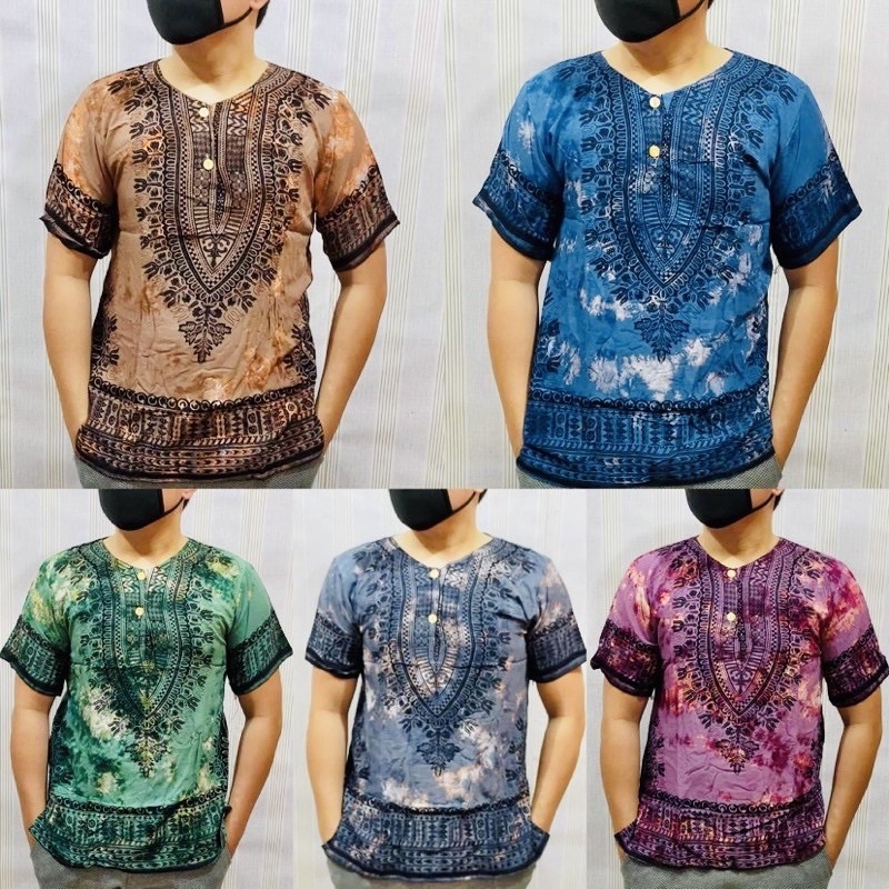 Juragan 0044 XL Dashiki Shirt/Batik/Indian/Bohemian/Boho/African/Tribal ...