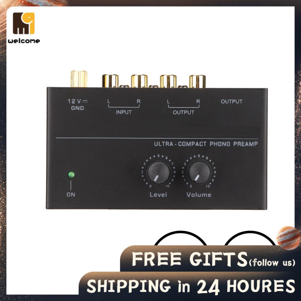 Phono Turntable Preamp Low Noise RCA Input RCA Output