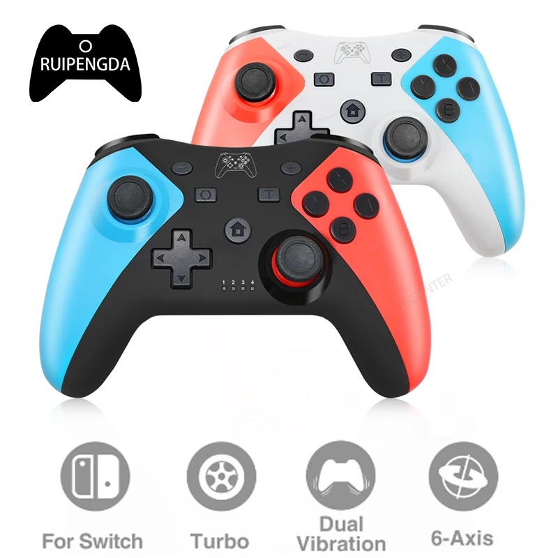 Wireless Controller Turbo Dual Vibration 6 Axis Dualshock PC Gamepad ...