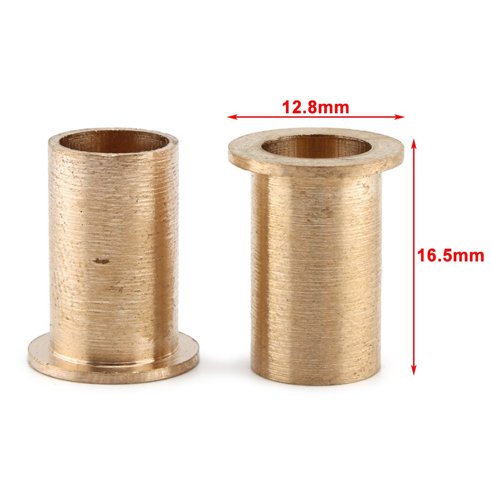 12V Bell Crank Throttle Shaft Linkage Bushings Pair Brass Upgrade For