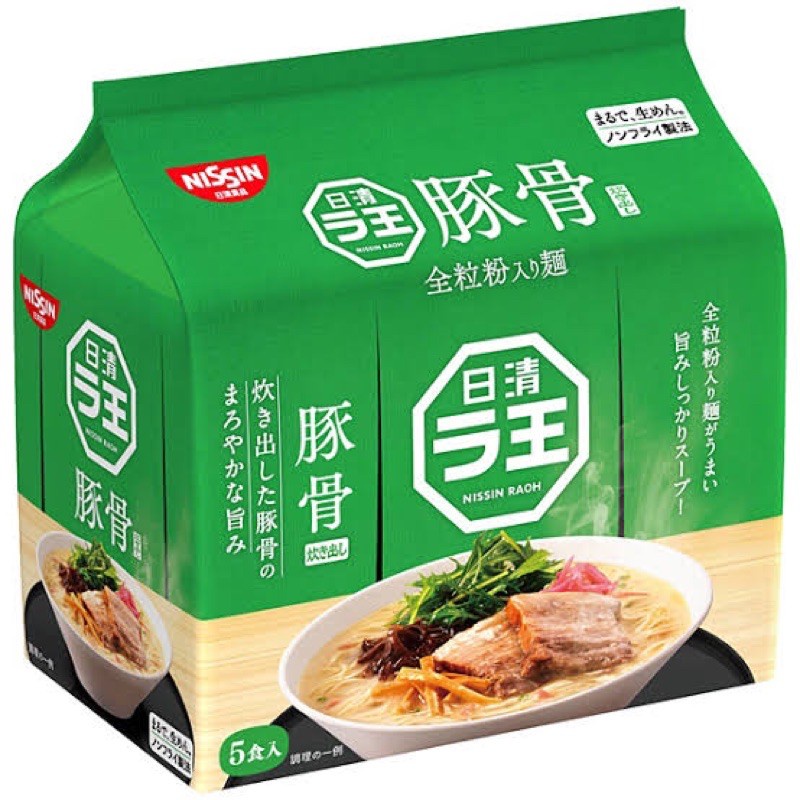 Nissin Raoh Tonkotsu Instant Ramen 5 Servings per pack Shopee Philippines