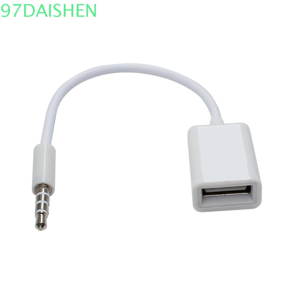 DAISHEN Usb Female To 3.5mm Car Audio Cable, 3.5mm Male USB 2.0 Female ...