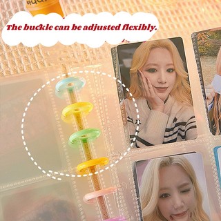 A5 Mushroom Button Binder Album 80 Pockets 3inch Photocard Storage Lomo ...