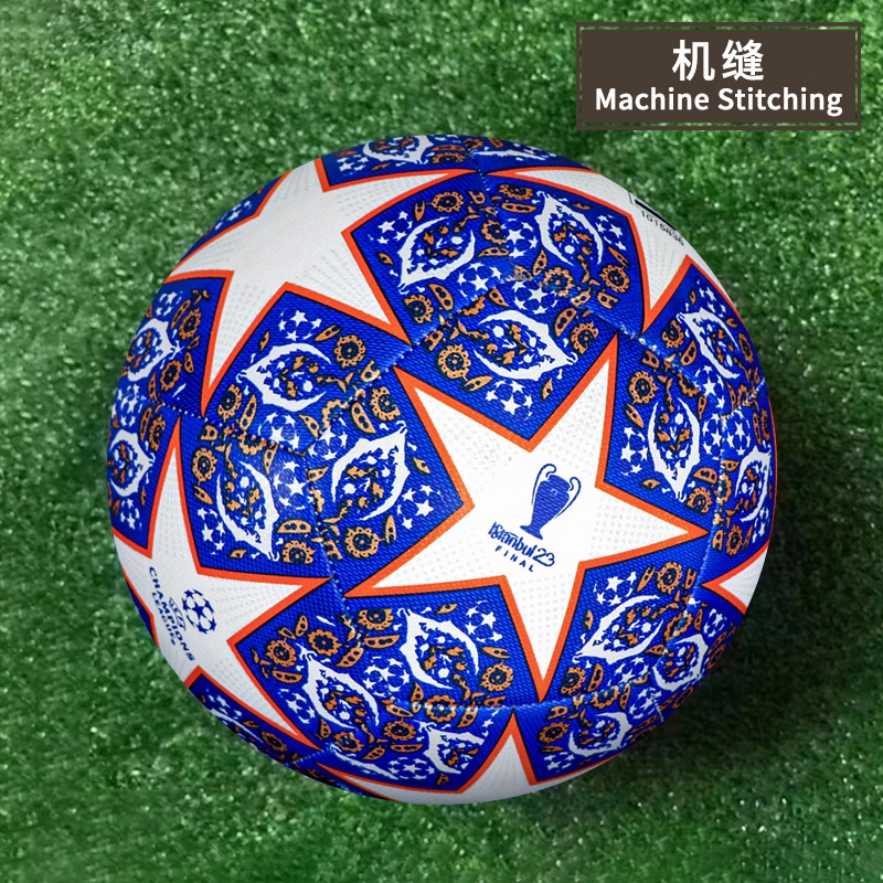 Molten Vantaggio Football, Superior Function And Design, Ultimate Ball Visibility, For Adults & Kids, 5000 Match Ball 'FIFA QUALITY PRO', Blue Flame, Size 5, For Boys And Girls Aged 14 To Adult