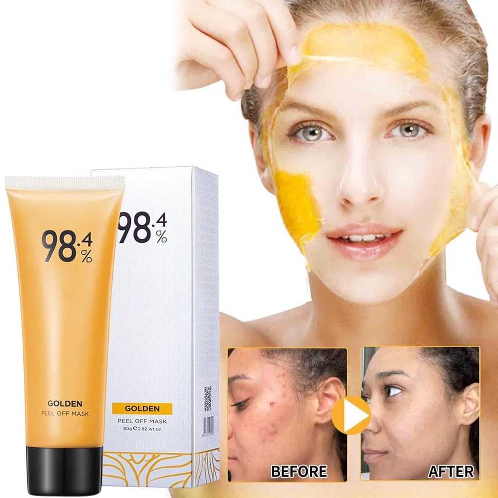 80g Gold Foil Peel Off Mask Golden Peel Off Face Mask Gold Peel Off Mask 98 4 Gold Foil Peel