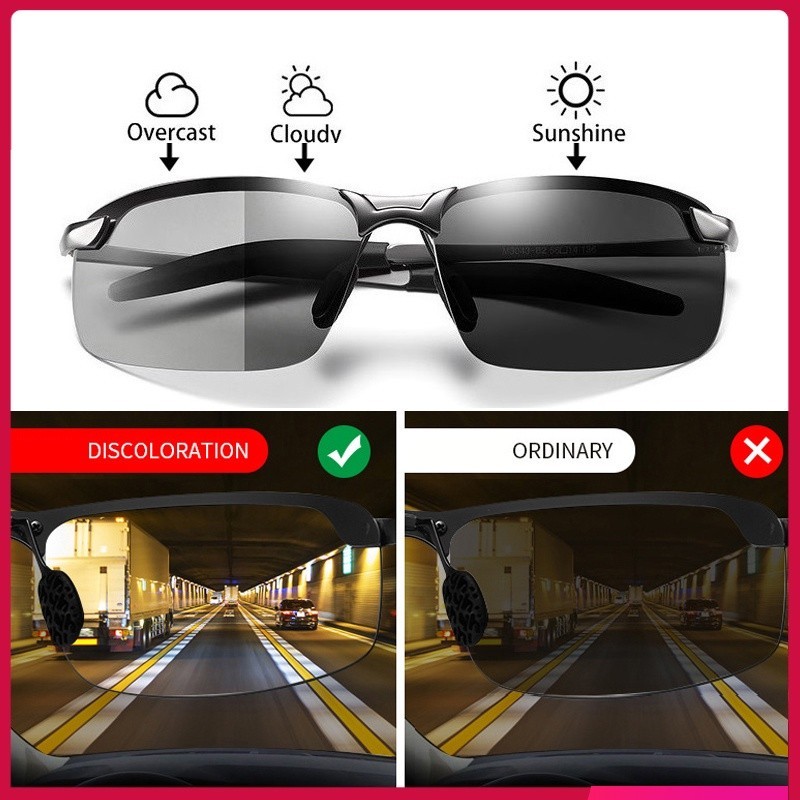 New Polarized Photochromic Photosensitive Sunglasses Fishing Driving Toad  Mirror Men and Women Riding Mirror - China Design Optical Frame and Optical  Frame price