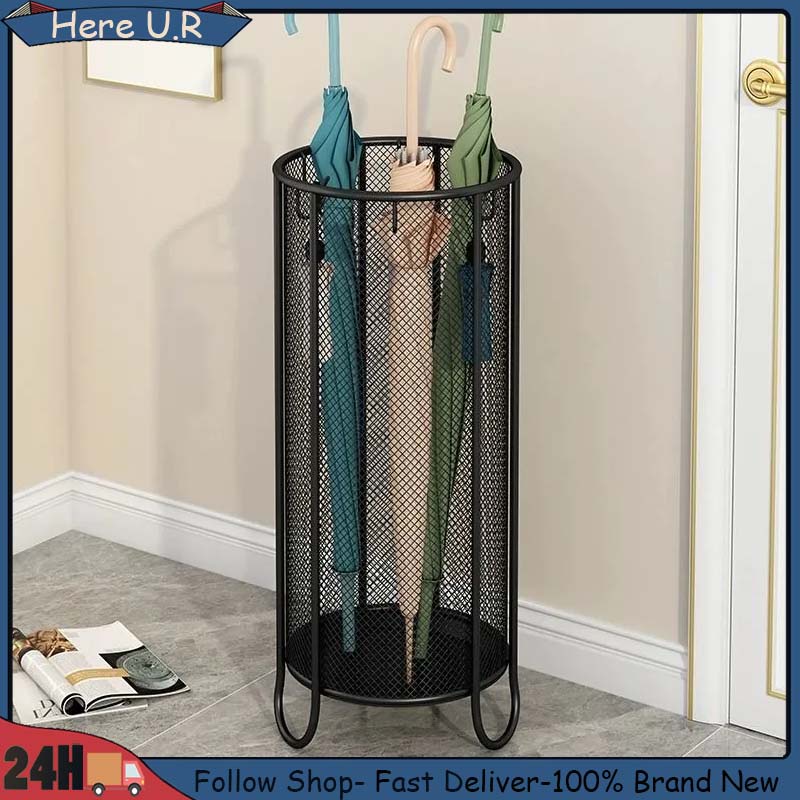 Creative Metal Umbrella stands Hotel Lobby Office Umbrella Stand Holder