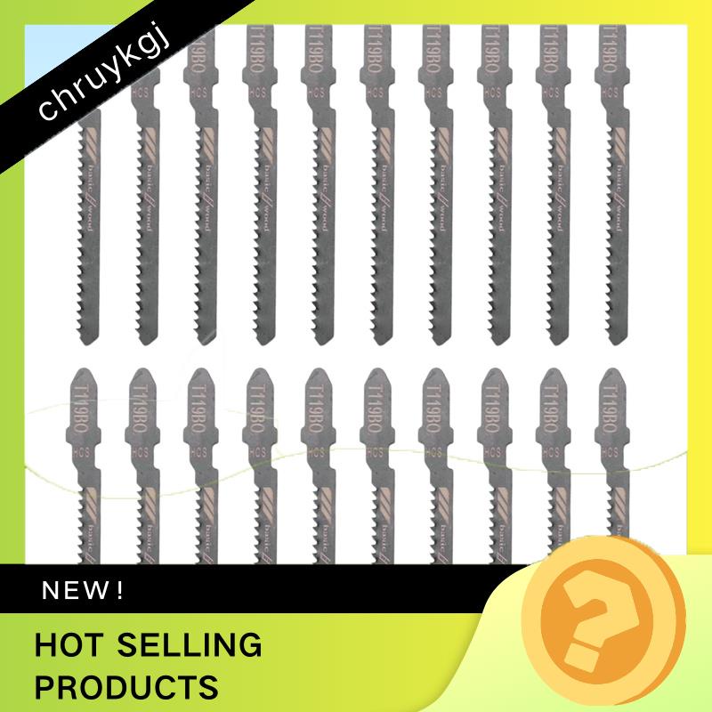 chruykgj 20Piece T119BO 12 TPI Assorted TShank Scrolling Jig Saw