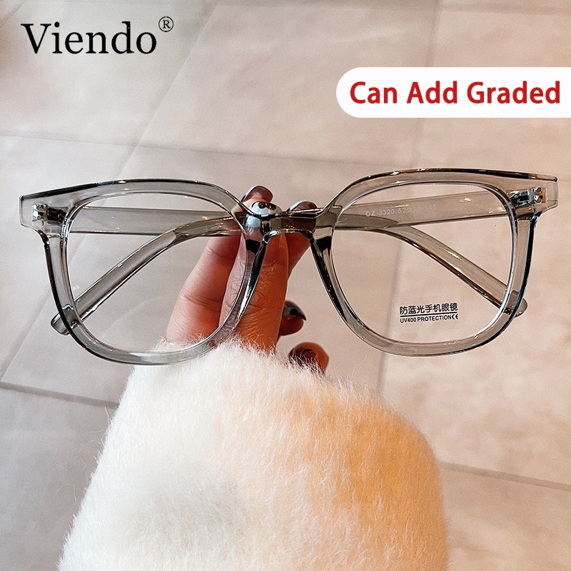 Viendo Photochromic Anti Radiaiton Graded Eyeglasses For Women Men Sun Adaptive Computer Graded