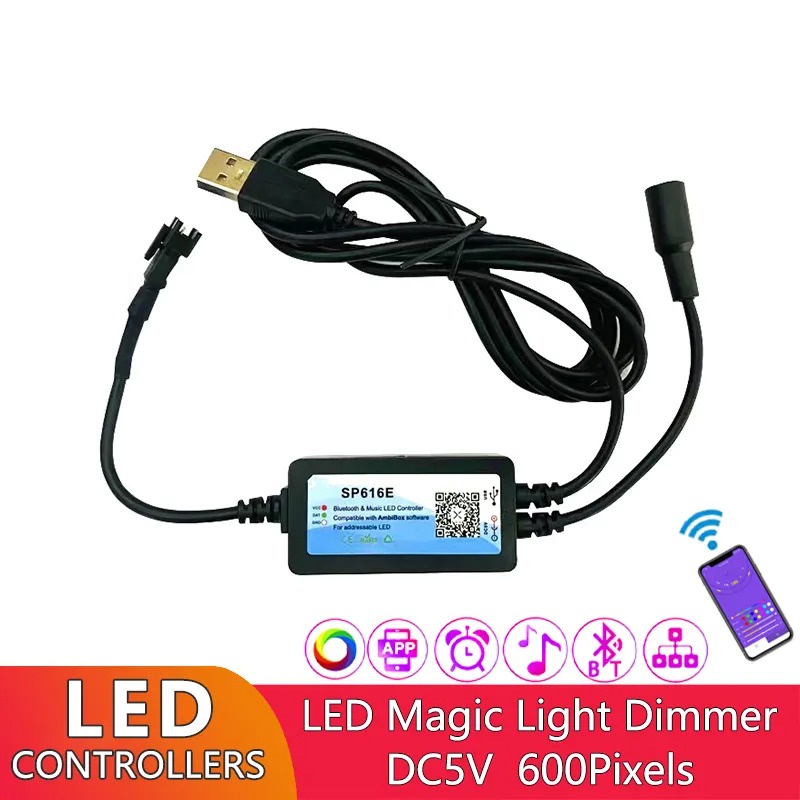 SP616E Bluetooth Music AmbiBox Monitor Computer Screen Backlight LED ...