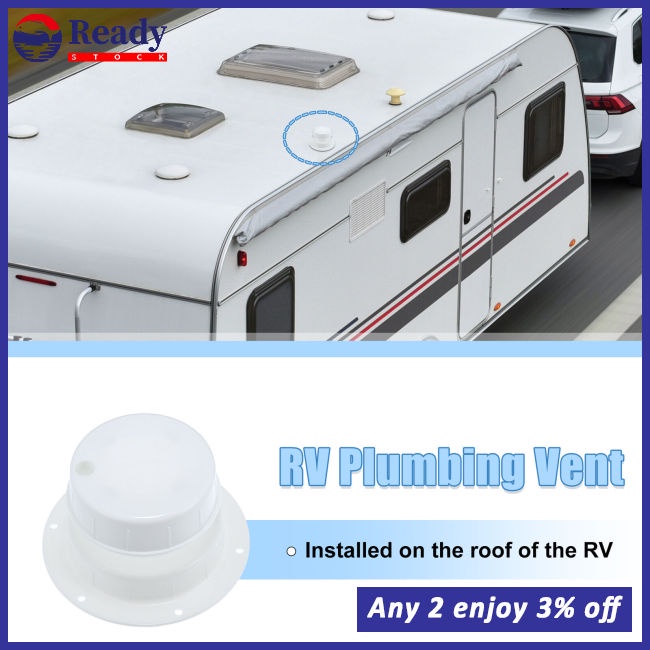 LY RV Plumbing Vent Cap Replacement Camper Attic Roof Sewer Vent Covers