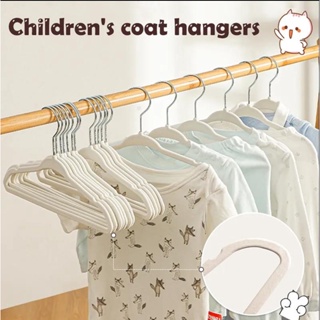 5-pack Adjustable Newborn Baby Hangers Plastic Non-Slip Extendable Laundry  Hangers for Toddler Kids Child Clothes