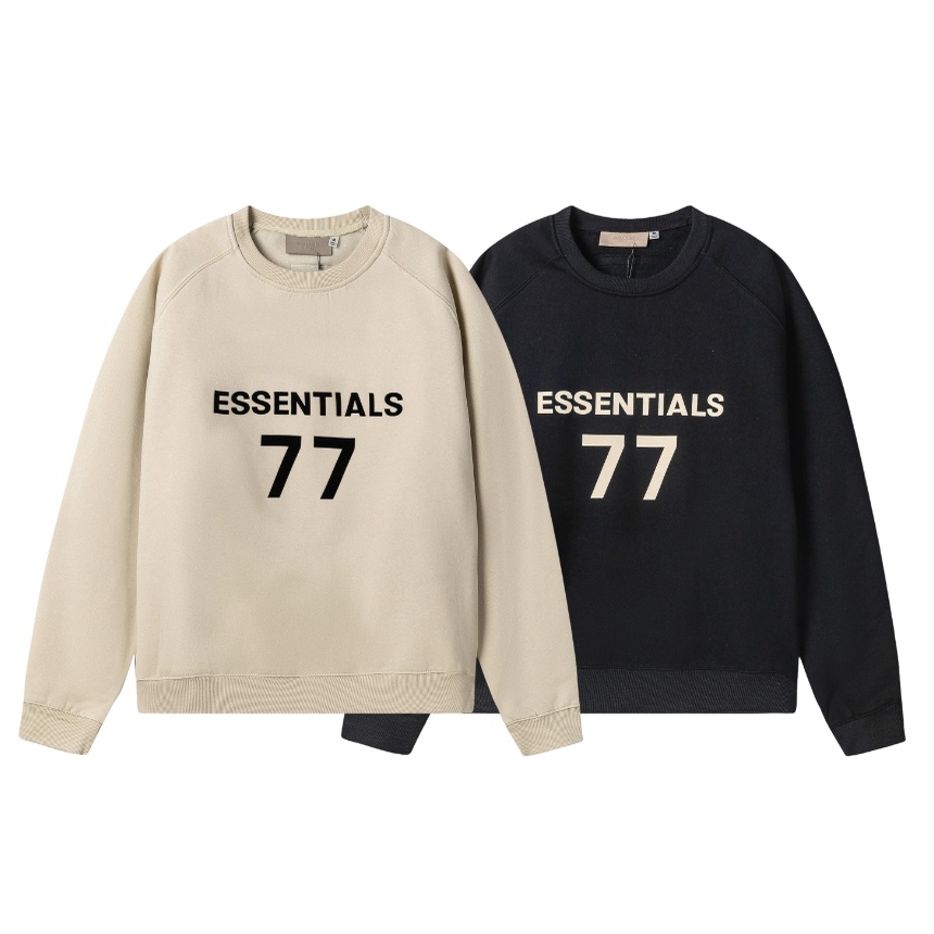 2023 New FEAR OF GOD ESSENTIALS 77 Numeric Flocking Letter High Quality ...