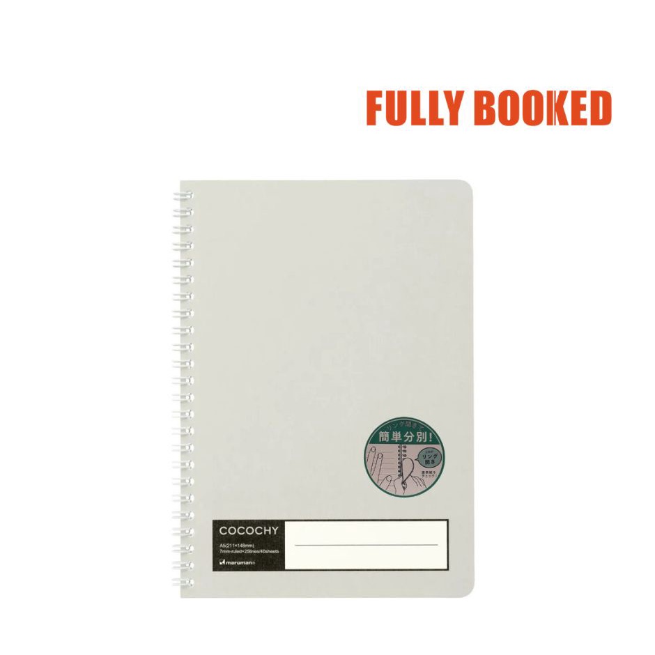 Maruman: Cocochy A5 Ring Notebook, 40 Sheets (Gray) | Shopee Philippines