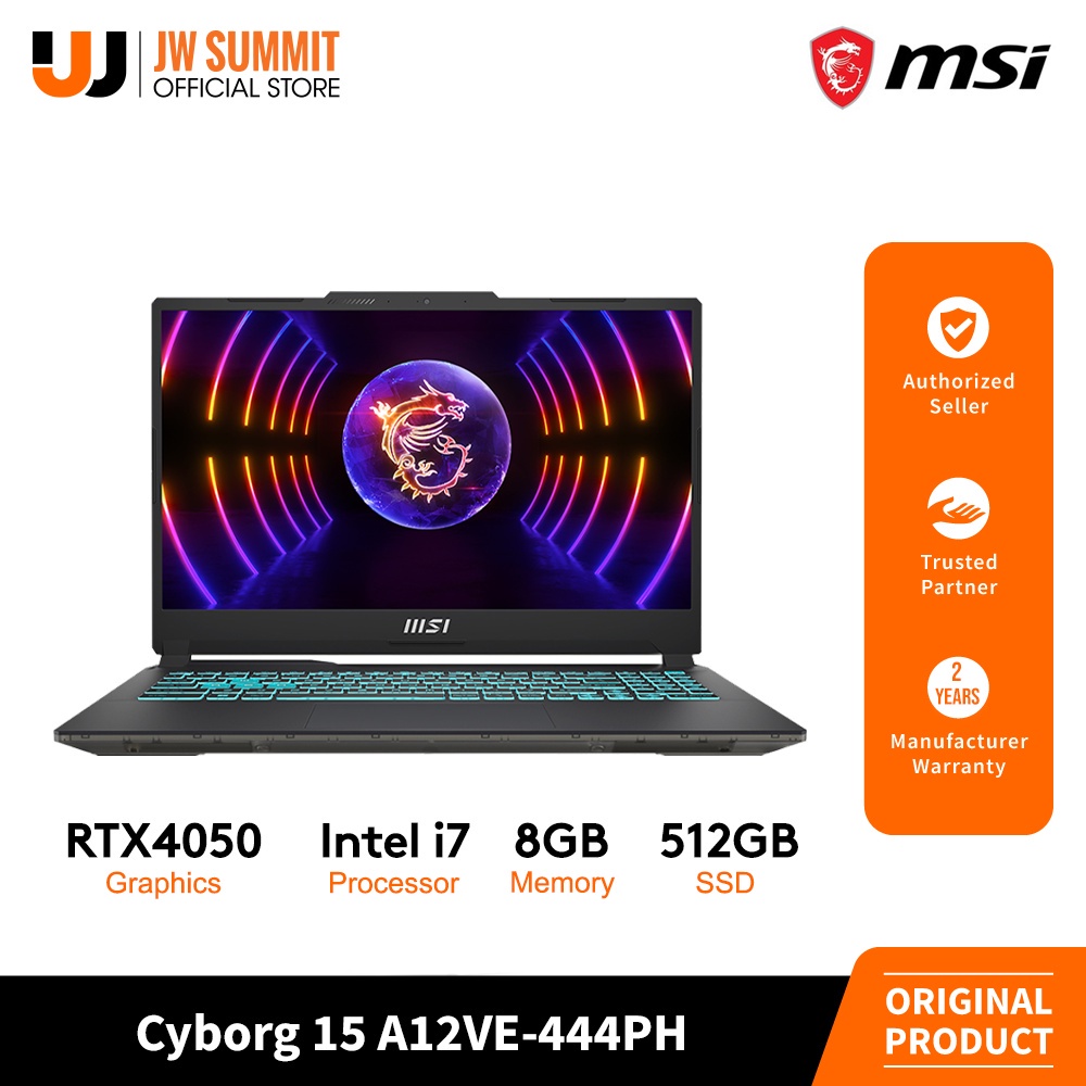 MSI Cyborg 15 A12VE-444PH 15.6