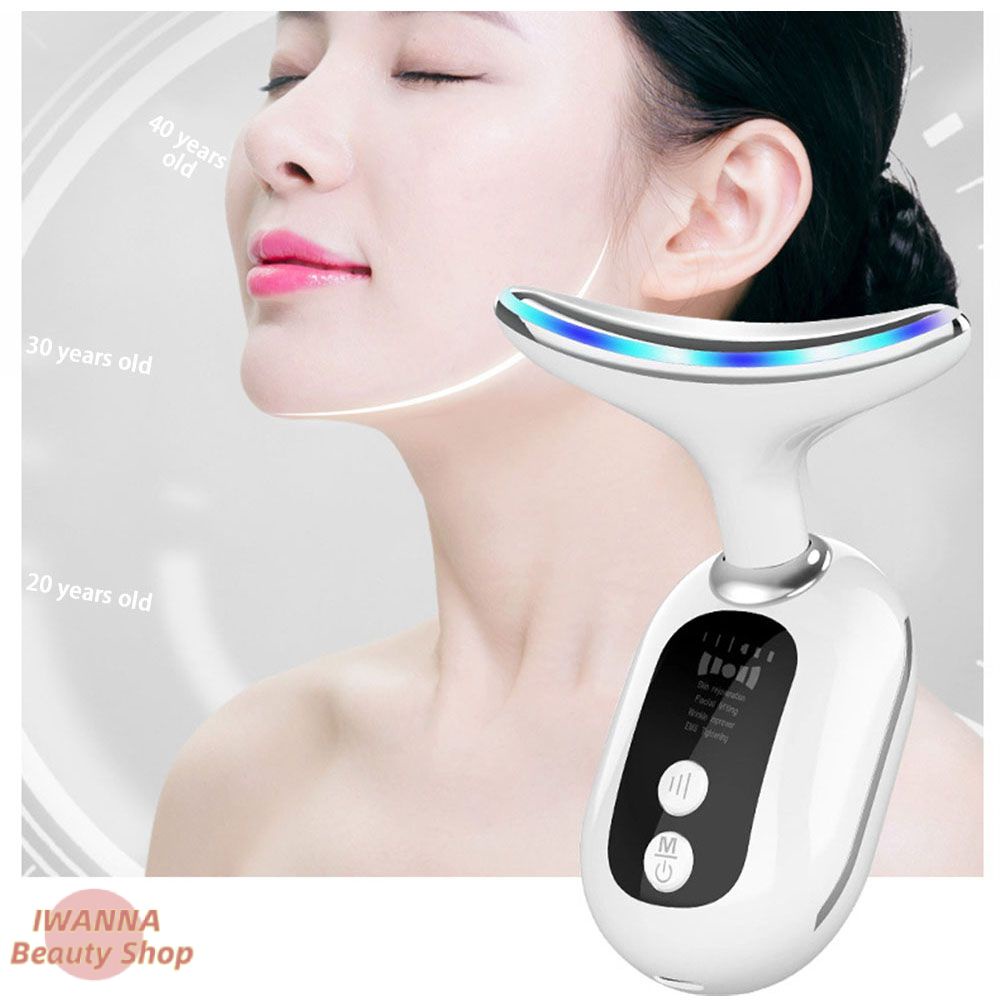 Vibrating Beauty Device Positive And Negative Ions Facial And Neck ...