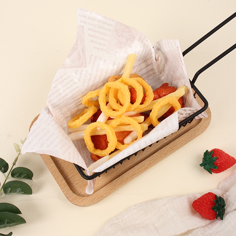 Fake PVC Fried Squid Ring Food Models Artificial Calamari Snack Model ...