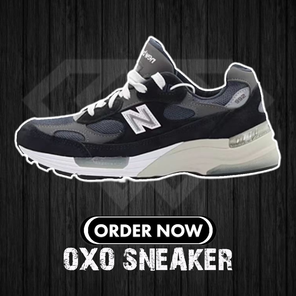 New Balance 992 blue white nb992 navy blue original quality 100 m992gg NB sneakers woman Men shoes laces
