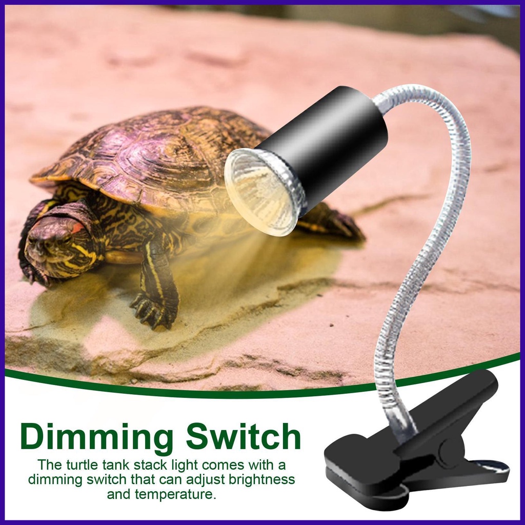 Heat Lamps for Reptiles UVA UVB Light Turtle Tank Heat Lamp Yellow