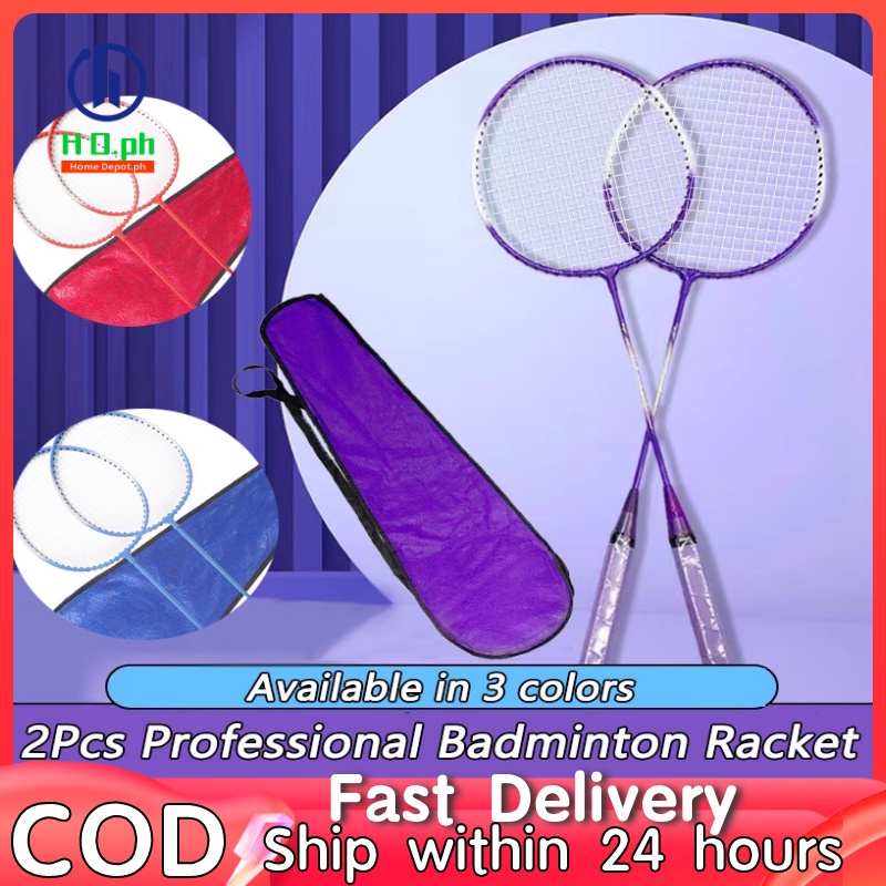 (Ready stock) Badminton Racket Set Adult Student Durable Ultra Light ...