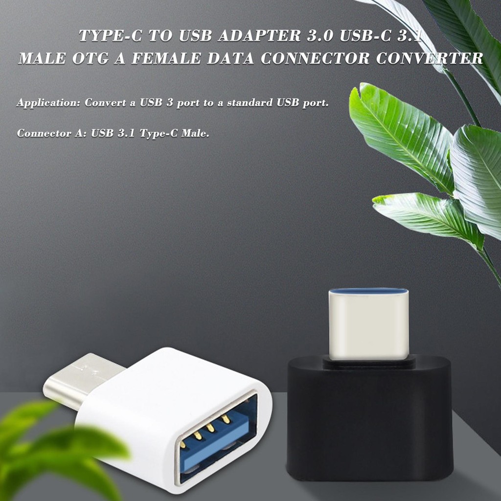 6A USB 3.0 To Type C Adapter OTG To USB C Type-C Female Converter ...