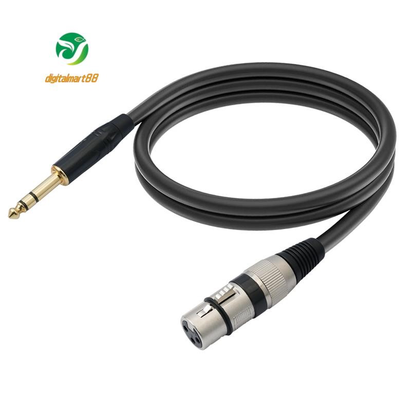 TRS 1/4 Inch to XLR 3Pin Cable Balanced XLR to Jack 6.35mm TRS Signal