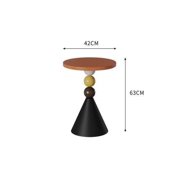Nordic Light Luxury Sofa Side Table Colorful ins Small Coffee Table ...