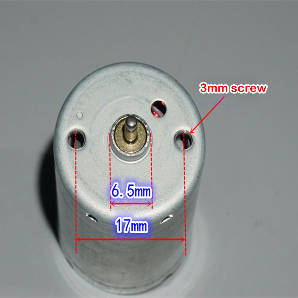 Mabuchi DC 3V 5V 6V Mini 370 Motor 10600RPM Low Noise Carbon Brush RK ...