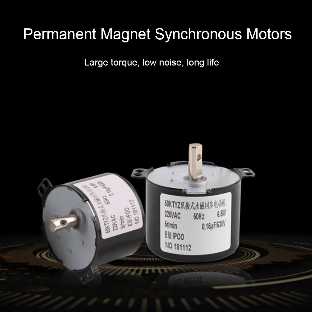 1PC motor 50KTYZ Permanent magnet synchronous motor AC 220V speed ...