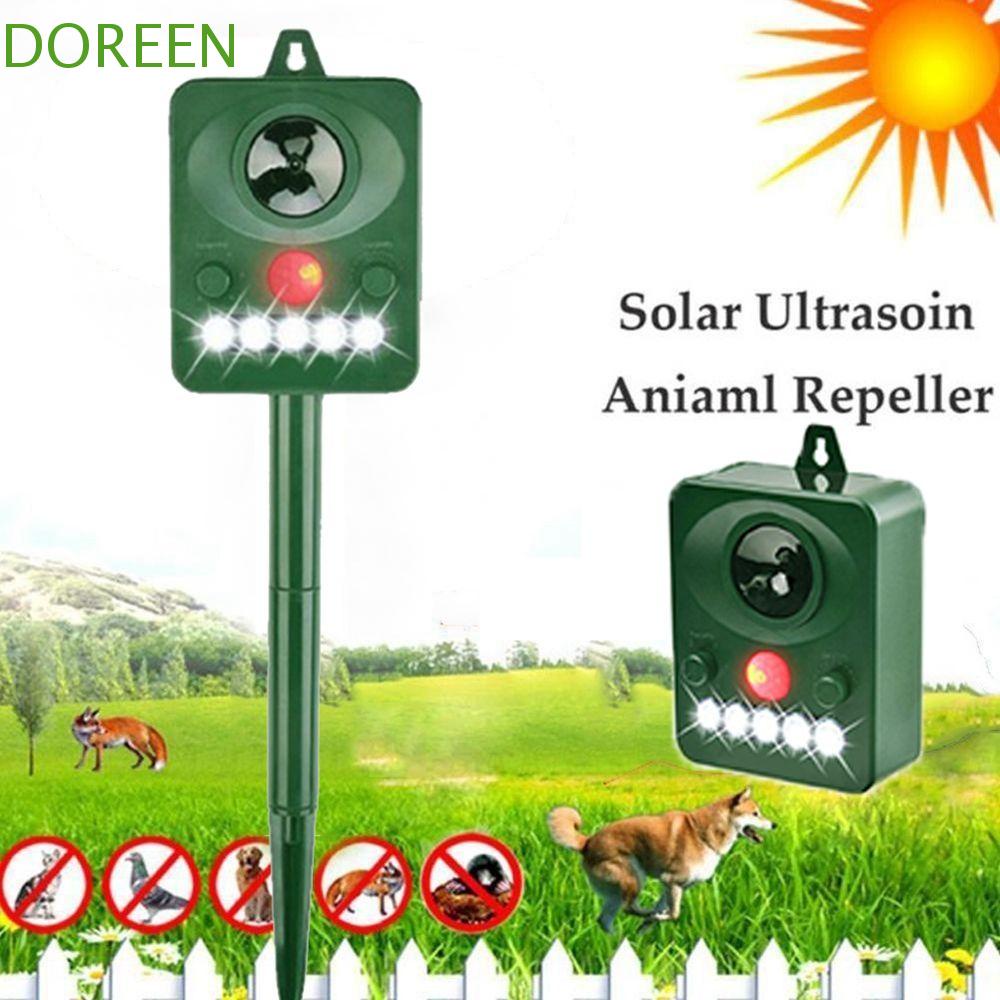 DOREEN Animal Repeller Keep Animals Away Rat Ultrasonic Solar Powered