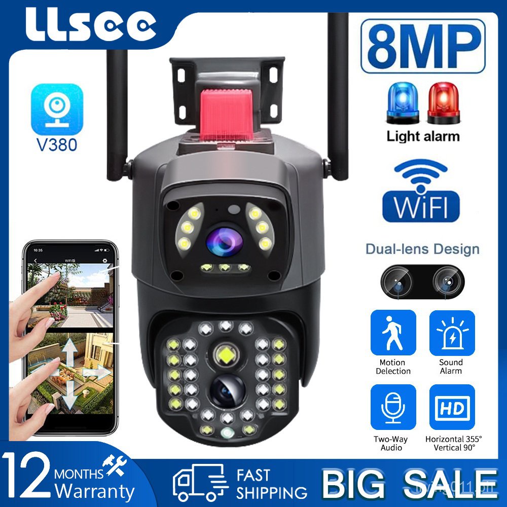 LLSEE V380 Pro, cctv wireless camera 360, cctv outdoor camera wifi, 10x