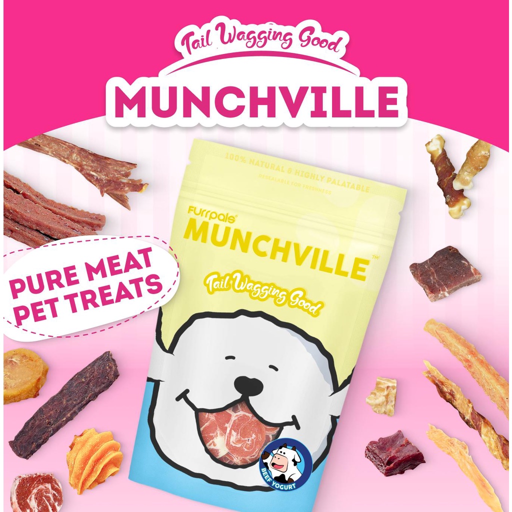 Munchville Air Dried Treats All Natural Dog Treats Pet Food Topper Training  Treat Dental Treat