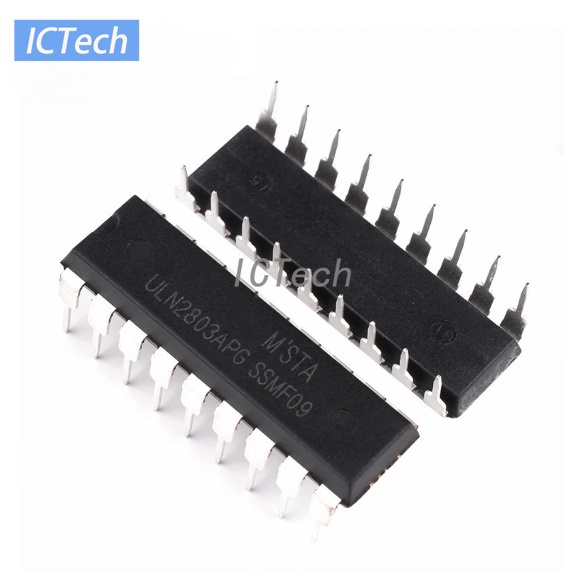 ULN2803A Treiber-IC 20er-Pack – DIP-18 Gehäuse, Neuware, Ideal Für Arduino & Co.