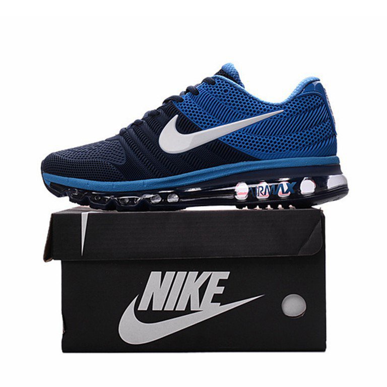 Air max 2017 hotsell blue running shoes price