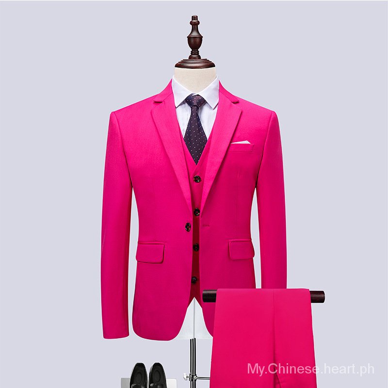 Men's Casual Suit Man Blzer Dark Letter Embroidery Casual Suit Jacket Men's Loose Lapels Small Suit Jacket
