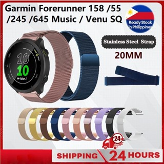 Cheap For Garmin Forerunner 255 265 245 645 55 Strap 18 20 22mm Silicone  Sports Bracelet For Garmin Venu 2 2S SQ vivoactive 3 4 correa