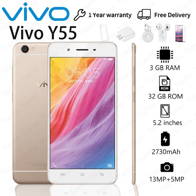 Vivo Y55 Cellphone Original 3GB+32GB 5.2 inch Brand New Android